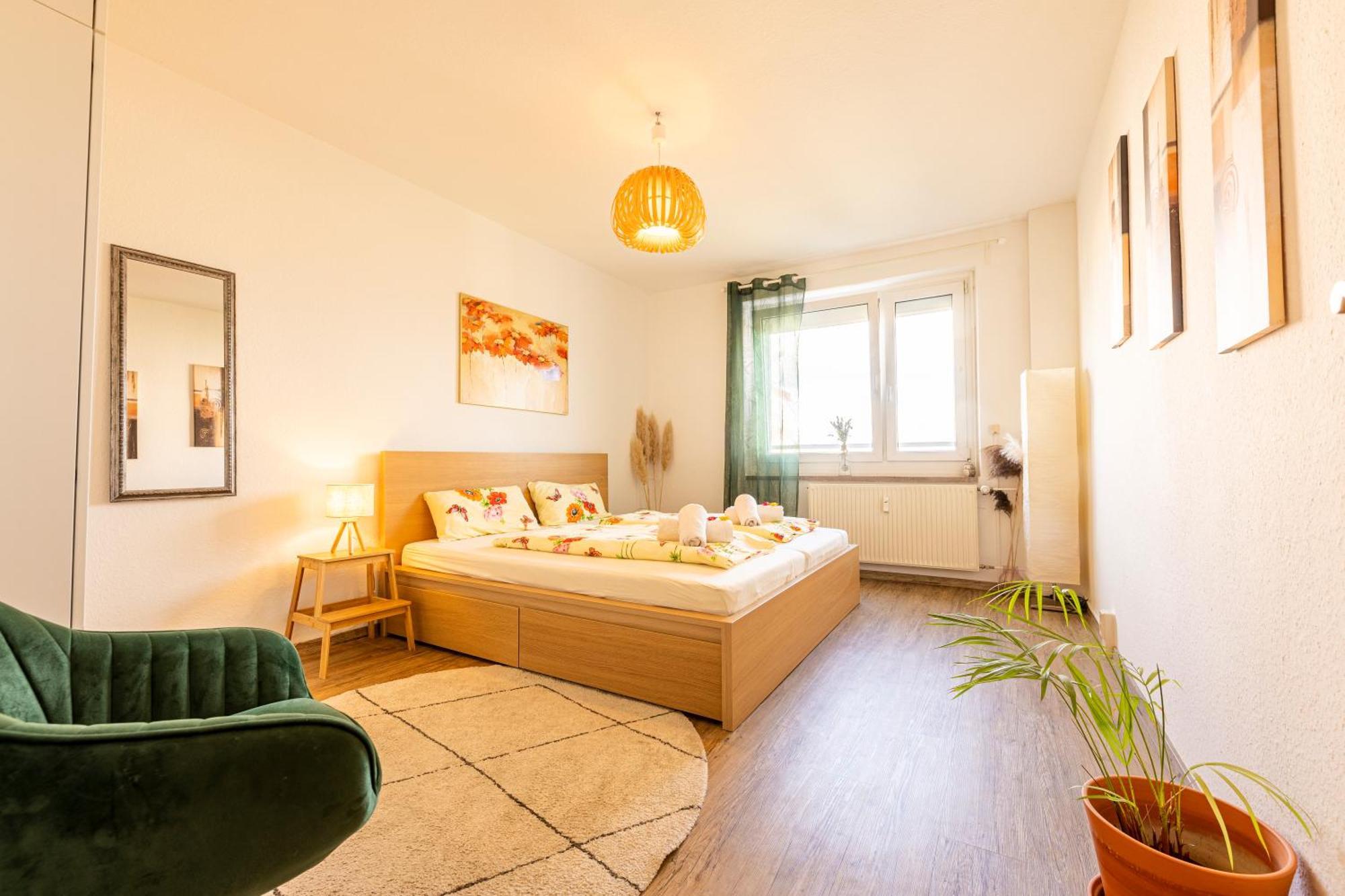Modernes 2-Zimmer-Apartment Mit Balkon Und Netflix جينا المظهر الخارجي الصورة